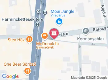 Harminckettesek tere Budapest a térképen