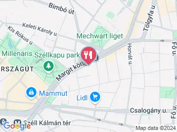 Három Tarka Macska - Margit körút Budapest a térképen