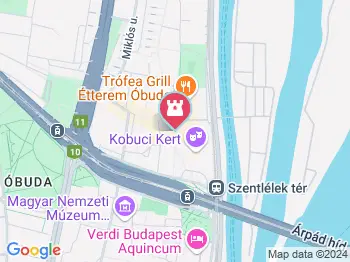 Harrer Pál szobra Budapest a térképen