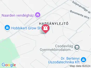 Harsánylejtői kőhíd Budapest a térképen