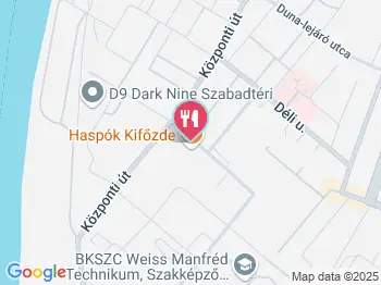 Haspók Kifőzde Budapest a térképen