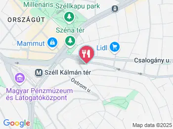 Hattyú Kávézó Budapest a térképen