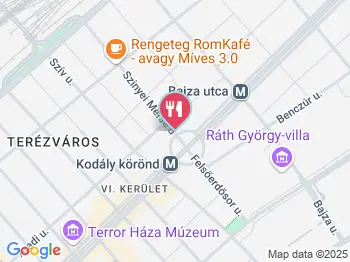 Haveli Indiai Étterem Budapest a térképen