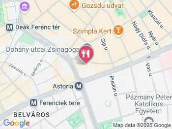 Haverok Cafe Budapest a térképen