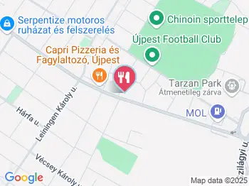 A Haverom Kifőzdéje Budapest a térképen