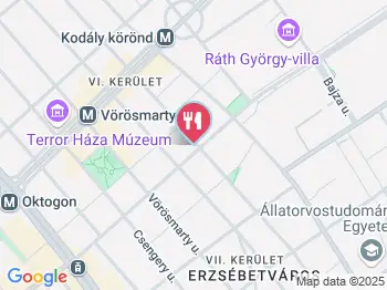 Király100 Gastro Corner Budapest a térképen