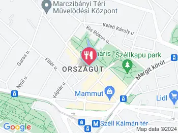 Heavenly Kitchen & Bar Budapest a térképen