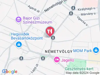 Hegyvidéki Ízlelő Étterem Budapest a térképen