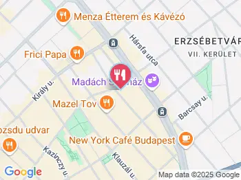 Helios Taverna Budapest a térképen