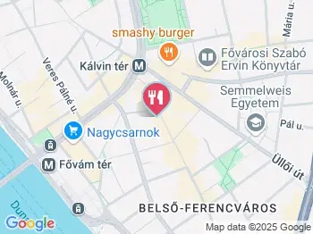 HelloHal Fishbar Budapest a térképen