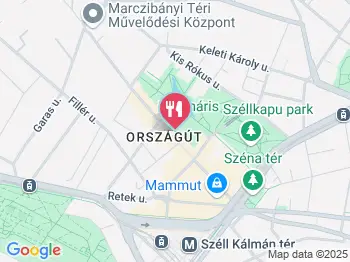 Hendrinx Wine & Beer Budapest a térképen