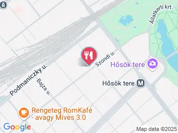 Hentes Falatozója Budapest a térképen