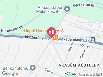 Heppi Hurka Falatozó & Pizzéria Budapest a térképen