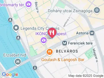 HerBar Budapest a térképen