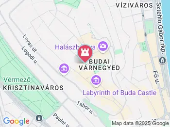 Hermész-szobor Budapest a térképen