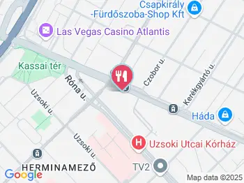 Hermina Pékség Budapest a térképen