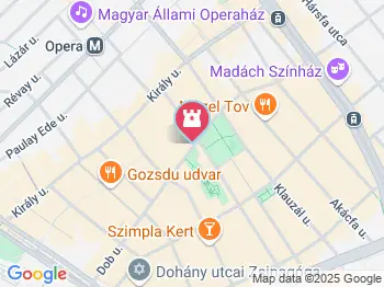 Hesztia Budapest a térképen