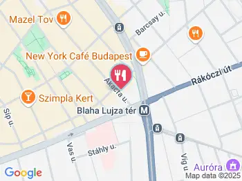 Hétker Pub Budapest a térképen