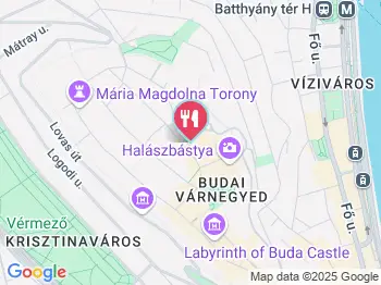 Hilton Budapest Lobby Café & Bar Budapest a térképen