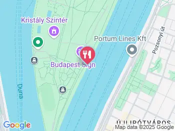 Hippie Island Budapest a térképen