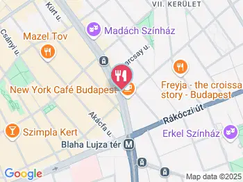 Híradó Kávézó Budapest a térképen