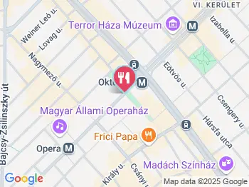 Hisztéria Cremeria Budapest a térképen