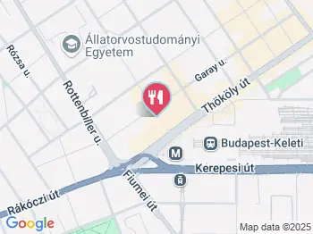 Hoang Anh Restaurant Budapest a térképen