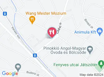 Hollósy Cukrászda Budapest a térképen