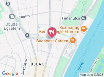 Hollywood Terasz Budapest a térképen