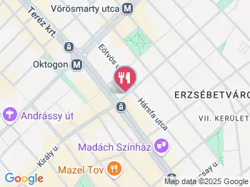 Hong Kong Étterem - Király utca Budapest a térképen