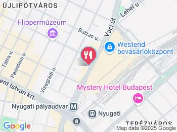 Hongyunli Kínai Gyorsbüfé Budapest a térképen