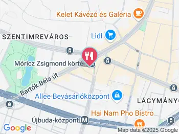 A Hordó Budapest a térképen