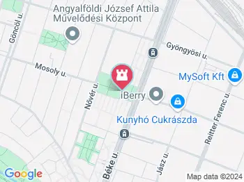 Horn Gyula szobra Budapest a térképen