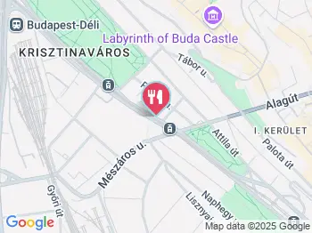 Horváth Étterem Budapest a térképen