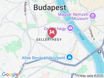 Balassi Hostel Budapest a térképen