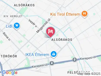 Hotel Amadeus Budapest a térképen