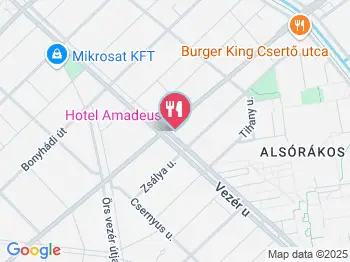 Hotel Amadeus Söröző Budapest a térképen