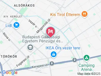 Amadeus Szálloda Budapest a térképen