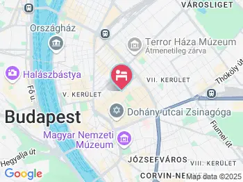 Hotel Ambra Budapest a térképen