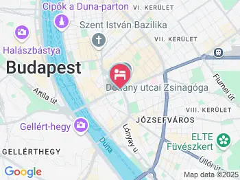 Danubius Hotel Astoria City Center Budapest a térképen