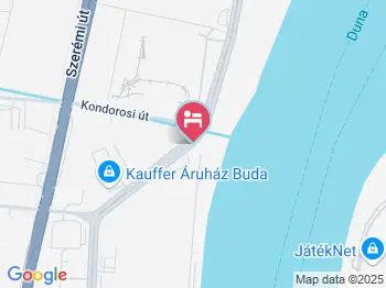 Hotel Berlin Budapest a térképen