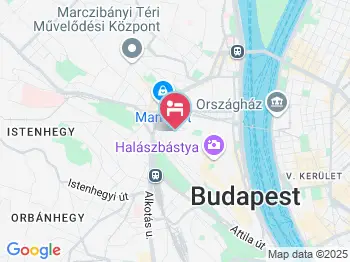 Hotel Castle Garden Budapest a térképen