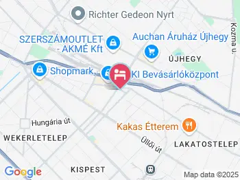 Hotel Chesscom Budapest a térképen