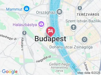 Hotel Clark Budapest a térképen