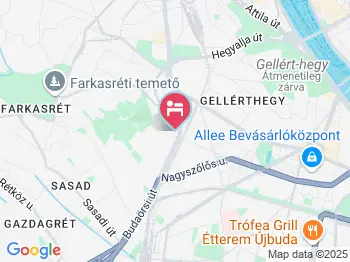 Hotel Classic Budapest a térképen