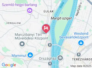 Hotel Császár Budapest a térképen