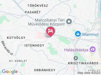 Hotel Casa Latina Budapest a térképen