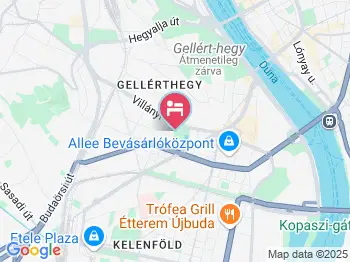 Danubius Hotel Flamenco Budapest a térképen