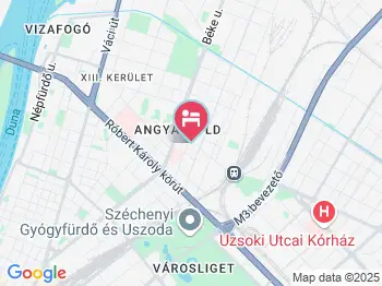 Hotel Flandria Budapest a térképen