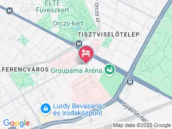 Fortuna Hotel Budapest Budapest a térképen